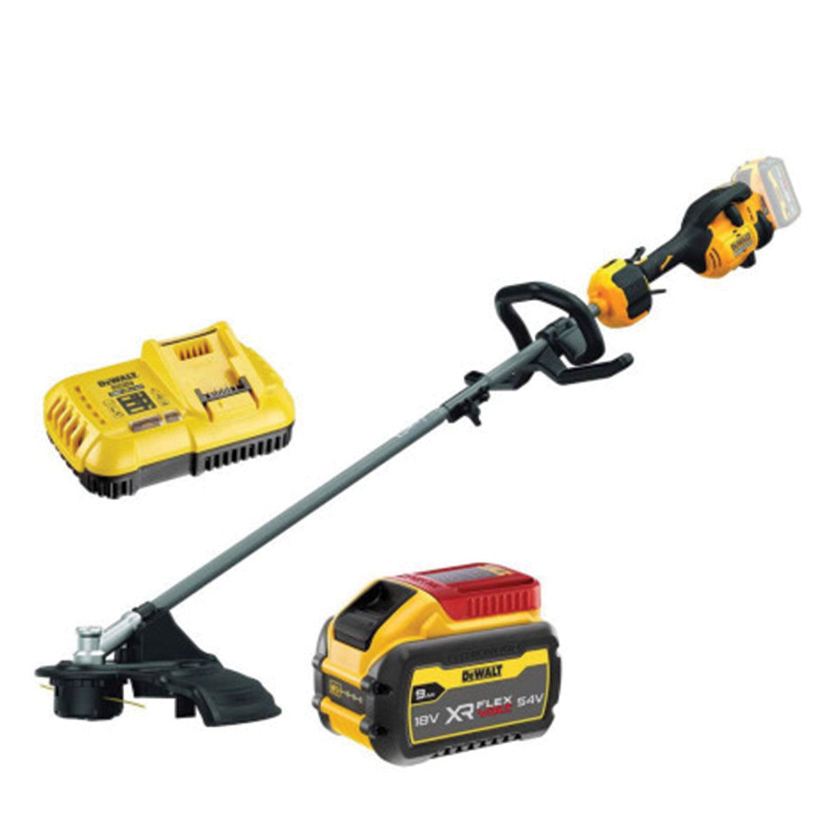 Multifunzione Garden 54V motore BRUSHLESS completo di TAGLIABORDI e 1 batteria FLEXVOLT 9Ah ad alta potenza in SOFTBAG e ACCESSORI - DeWALT - DCMAS5713X1-QW Multifunzione Garden 54V motore BRUSHLESS completo di TAGLIABORDI e 1 batteria FLEXVOLT 9Ah ad alta potenza in SOFTBAG e ACCESSORI - DeWALT - DCMAS5713X1-QW